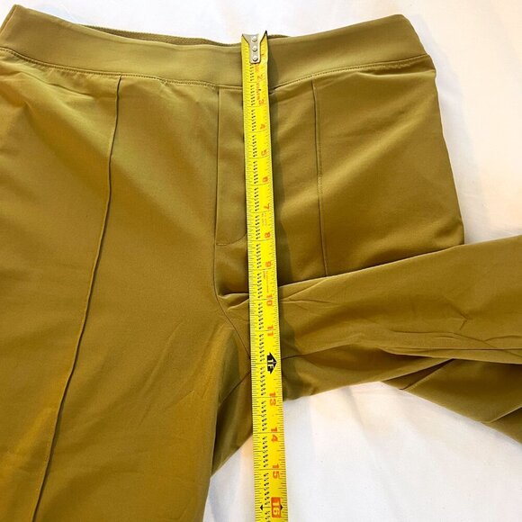 Athleta Brooklyn Heights Vienna Slim Pants 8 Tall Tapestry Gold NWOT - Picture 10 of 16